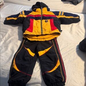 Obermeyer OBX Kids' Jacket in Black and Yellow